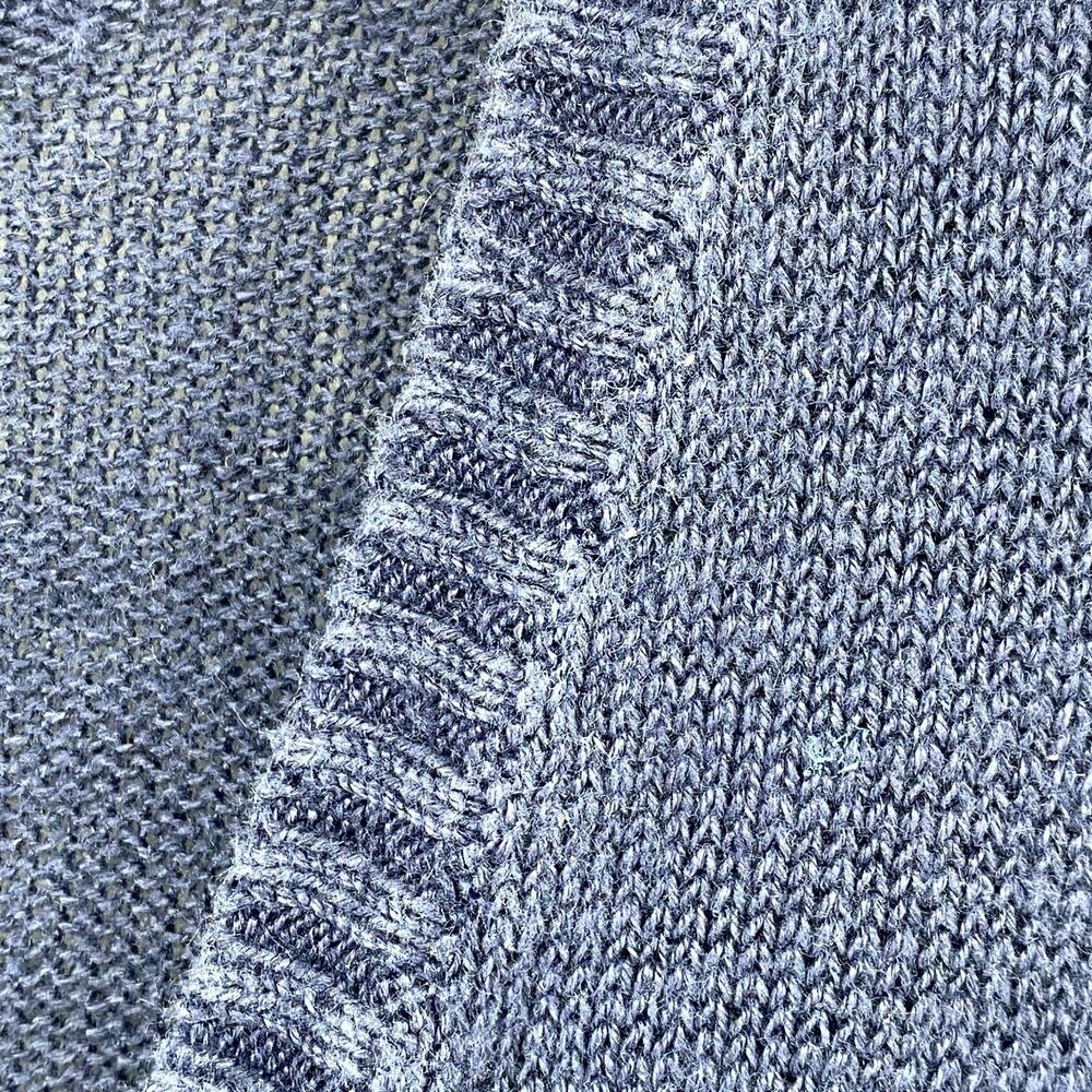 EILEEN FISHER Sweater XL Organic Linen Boxy V-Neck Pullover Jumper Blue - Picture 6 of 11